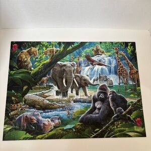Ravensburger Jungle Kids Puzzle 100 Piece Animals Wildlife Rainforest Christmas